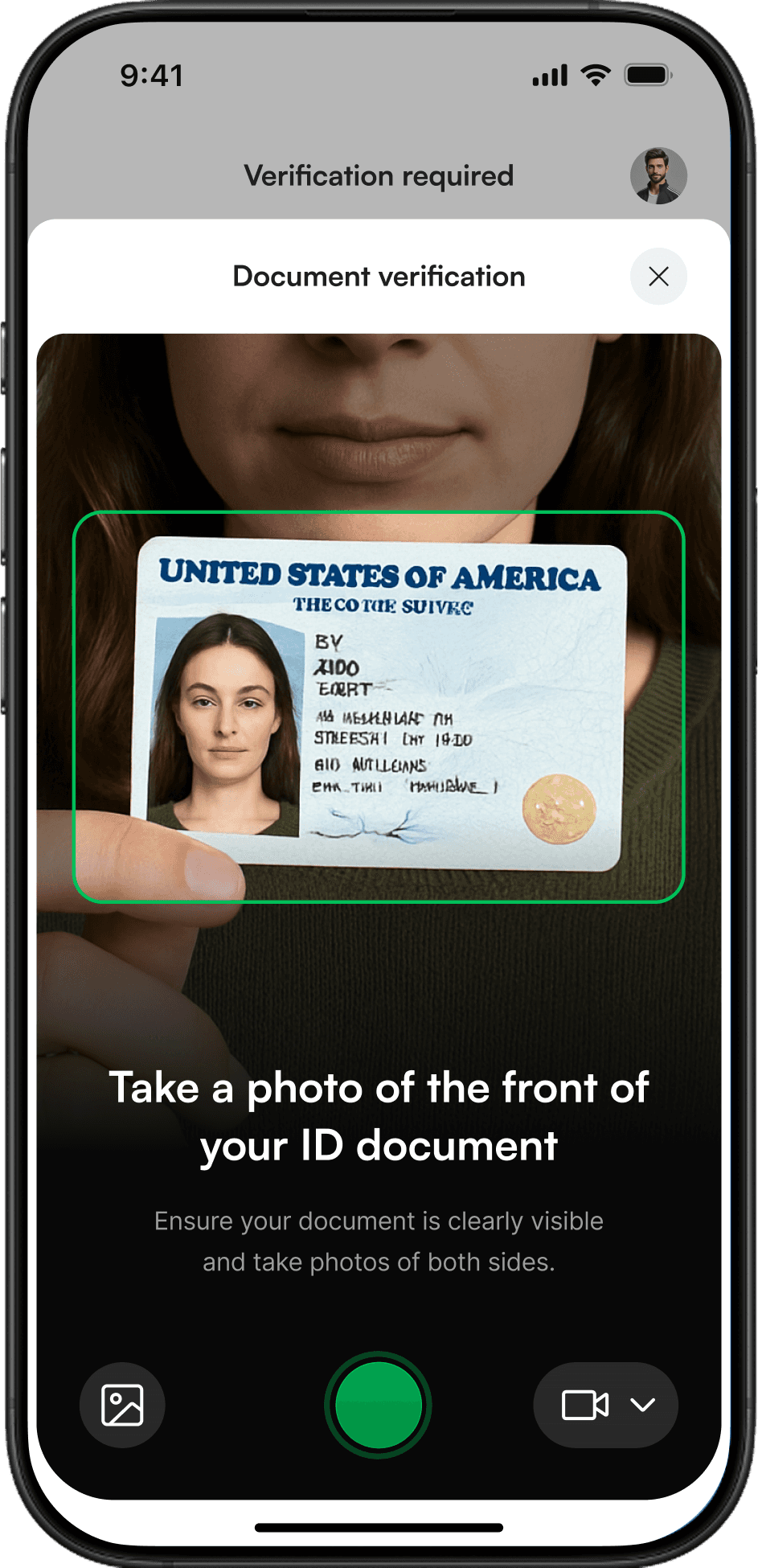 ID document verification, a part of KYC (Know Your Customer) process