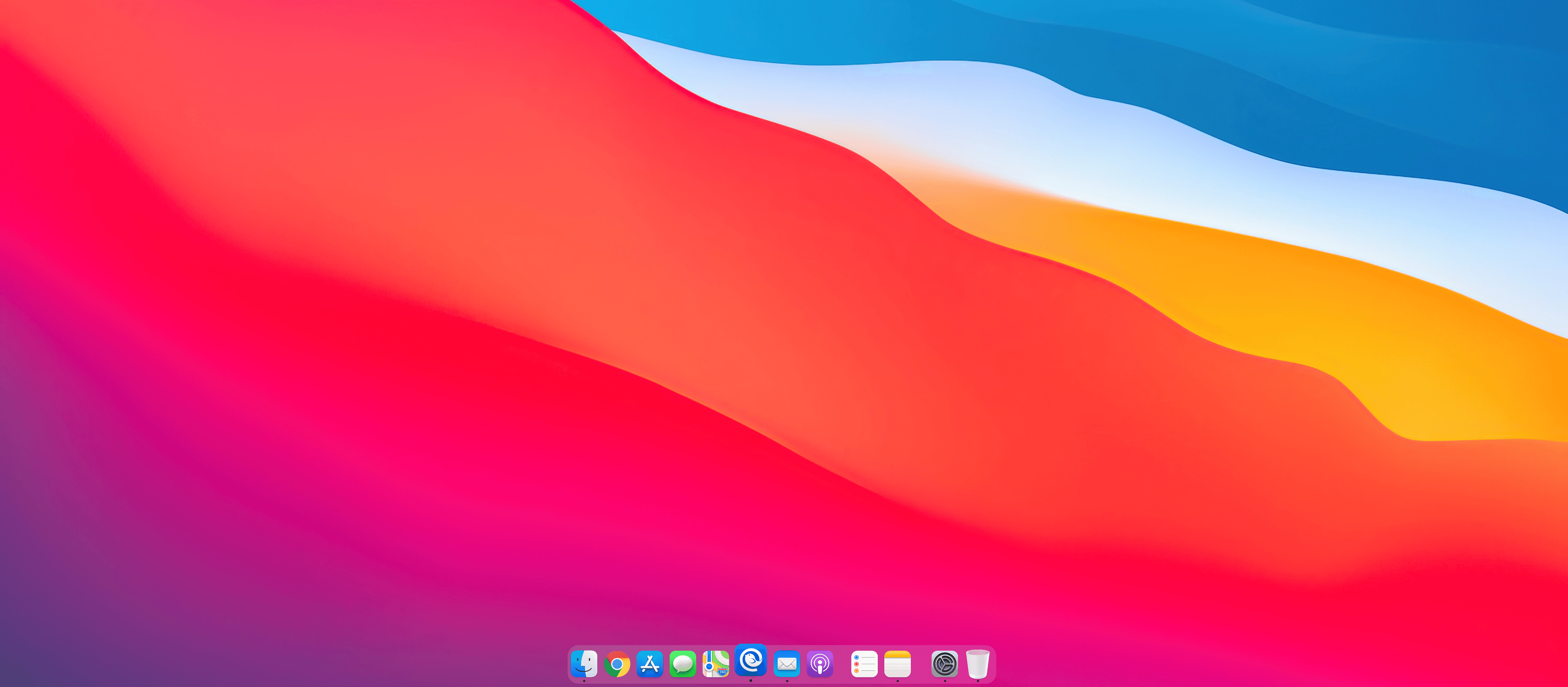 A desktop from a Mac comptuter with Mailbird application presented